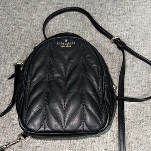 Kate Spade Black Quilted Mini Bag